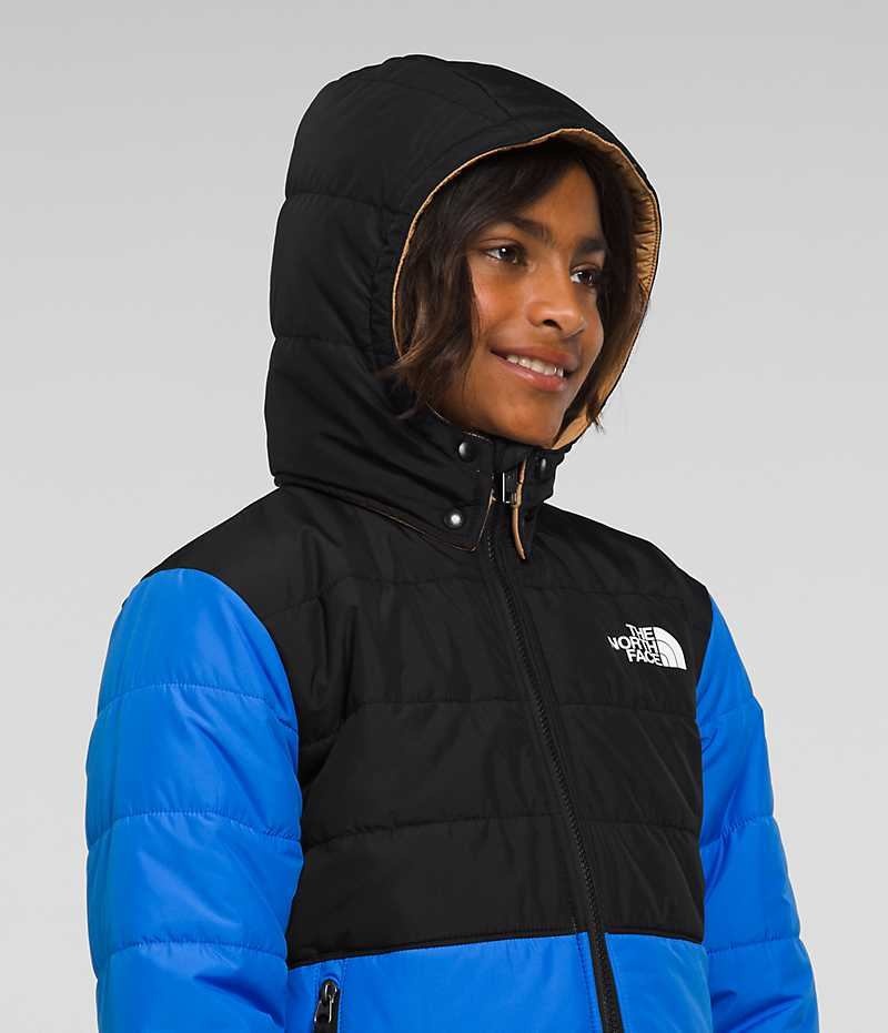 The North Face Reversible Mt Chimbo Full-Zip Hooded Fleecejackor Pojke Blå | STOCKHOLM FZCBUO