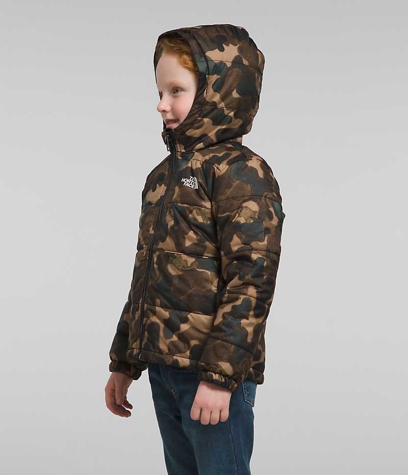 The North Face Reversible Mt Chimbo Full-Zip Hooded Fleecejackor Pojke Camo | STOCKHOLM IPQCLN