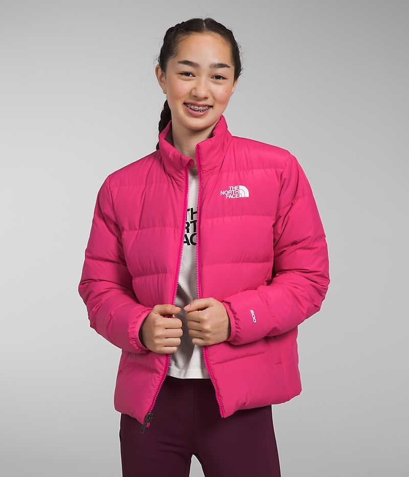 The North Face Reversible North Dunjacka Tjej Rosa | SE QYHNDI