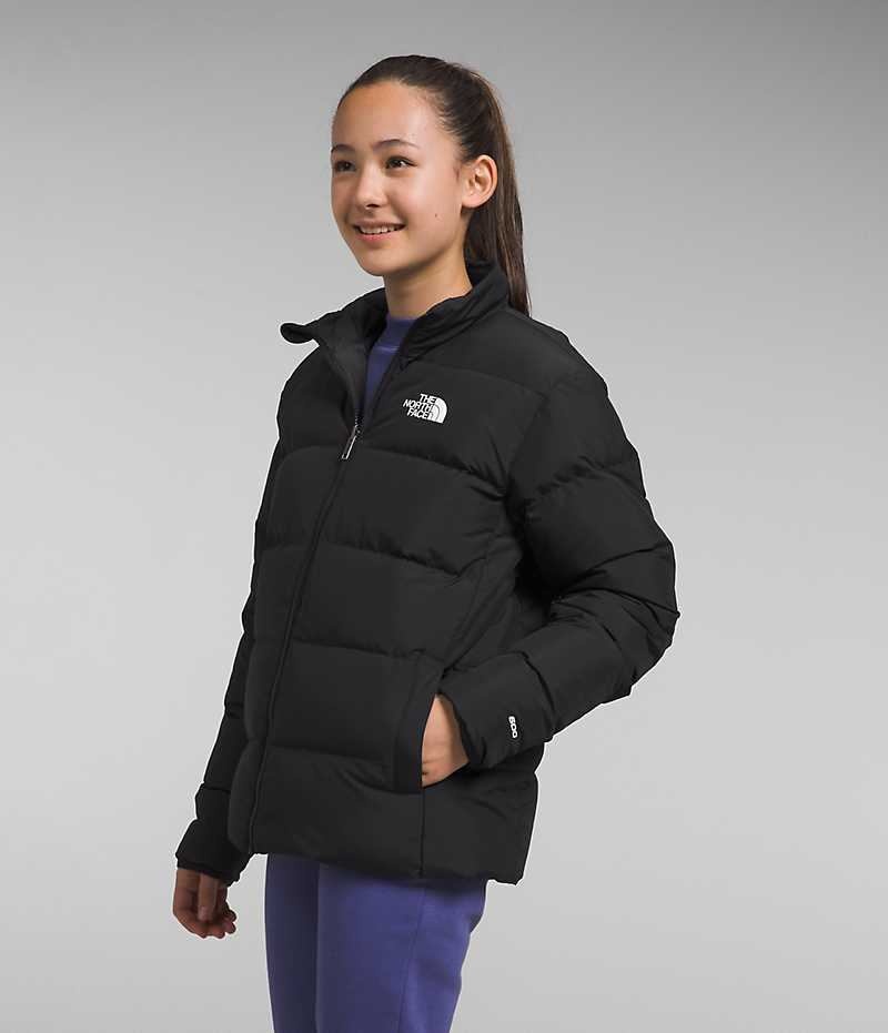 The North Face Reversible North Dunjacka Tjej Svarta | STOCKHOLM LORQUS