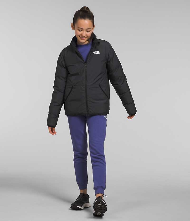 The North Face Reversible North Dunjacka Tjej Svarta | STOCKHOLM LORQUS