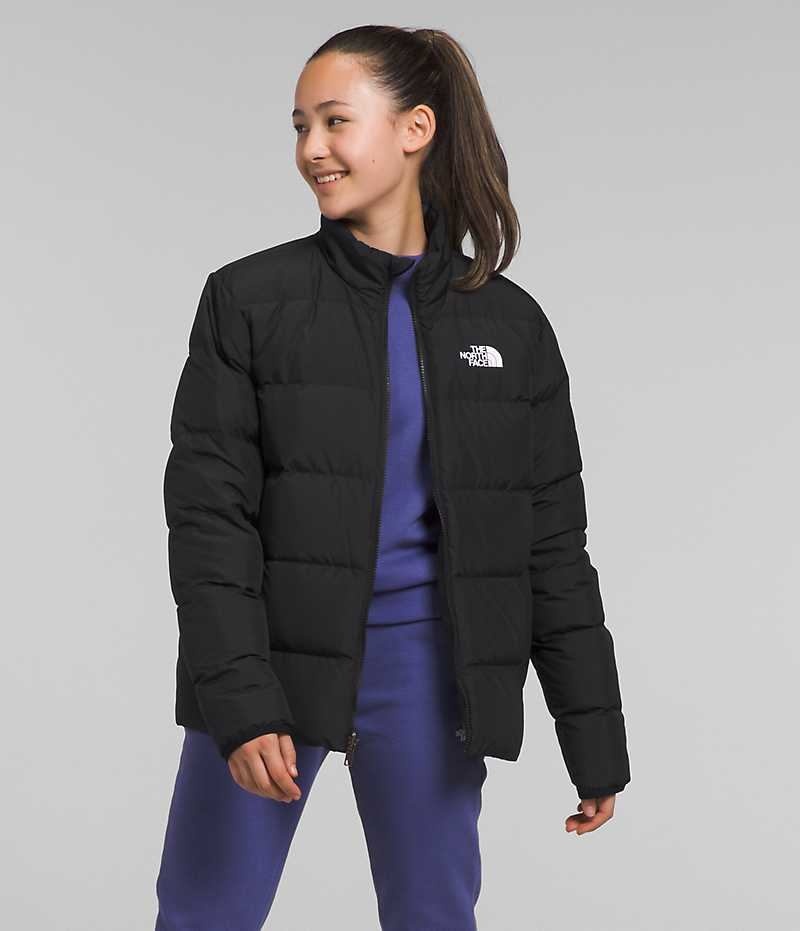 The North Face Reversible North Dunjacka Tjej Svarta | STOCKHOLM LORQUS