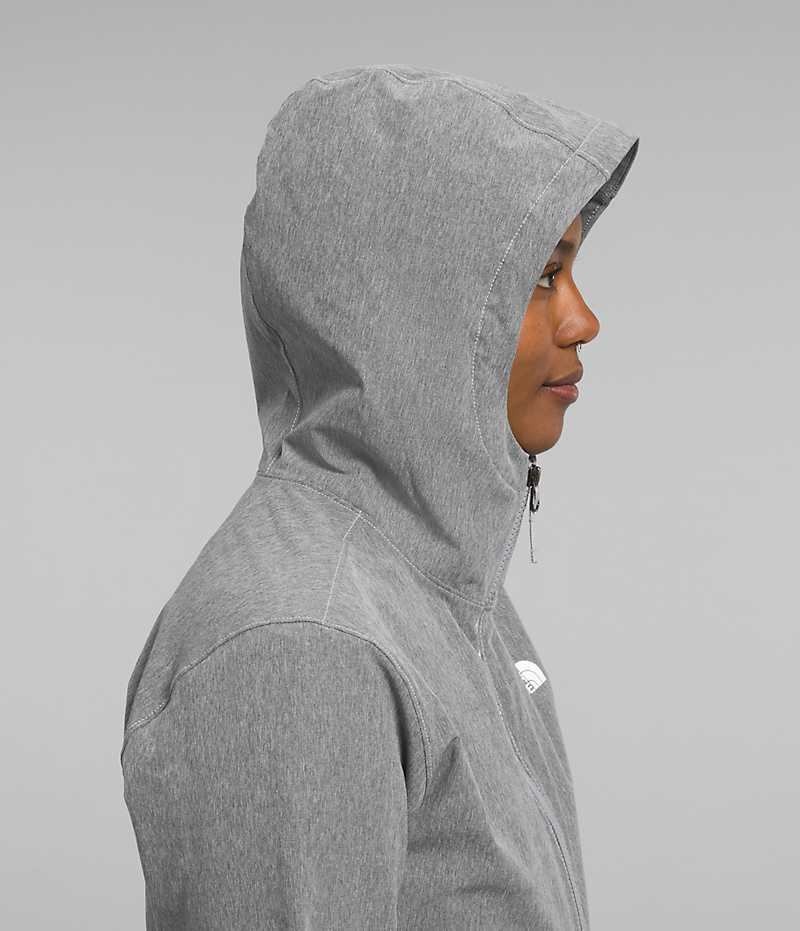 The North Face Shelbe Raschel Hoodie Softshelljacka Dam Grå | SVERIGE WNHOEA