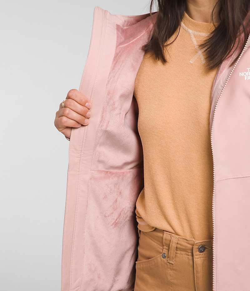 The North Face Shelbe Raschel Hoodie Softshelljacka Dam Rosa | STOCKHOLM NERSCJ