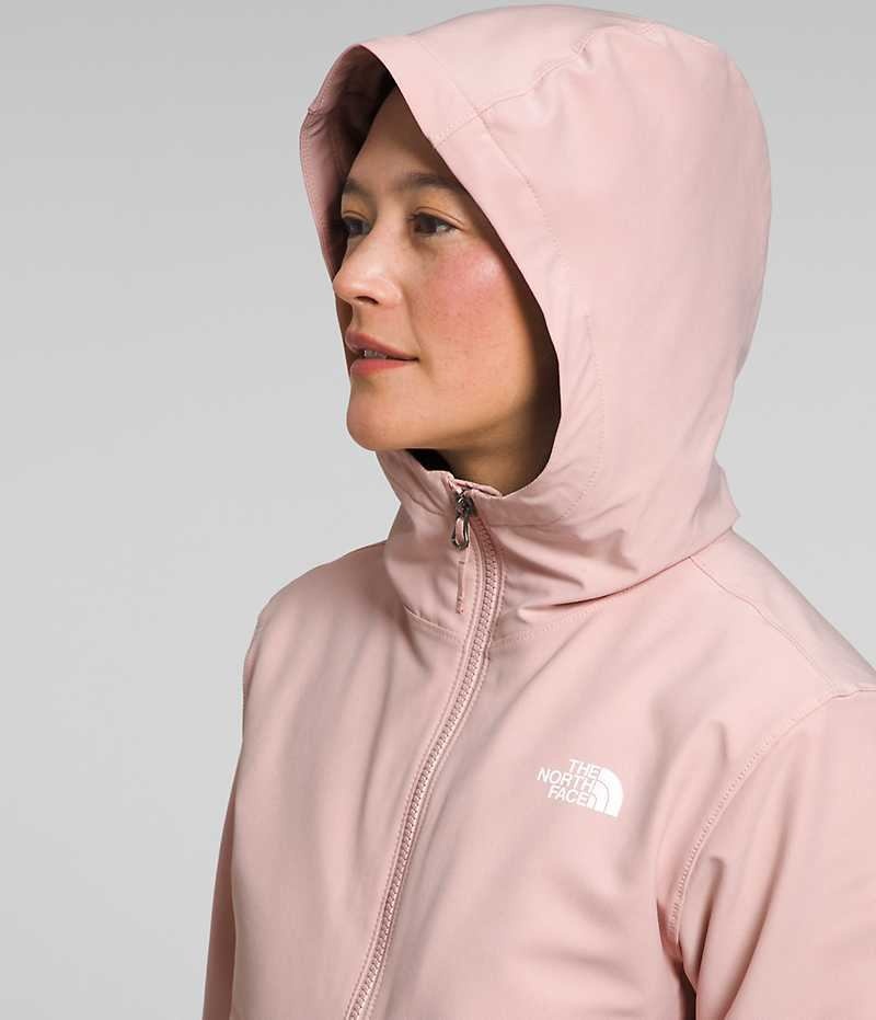 The North Face Shelbe Raschel Hoodie Softshelljacka Dam Rosa | STOCKHOLM NERSCJ