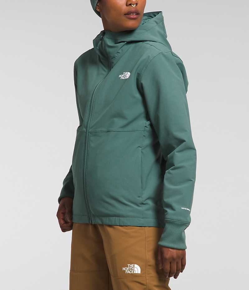 The North Face Shelbe Raschel Hoodie Softshelljacka Dam Gröna | SE GVPMRZ