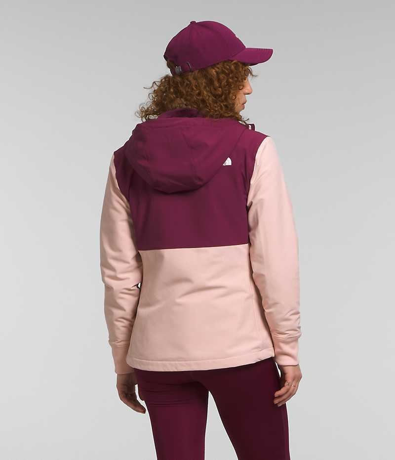 The North Face Shelbe Raschel Hoodie Softshelljacka Dam Rosa | SE CSEPBD