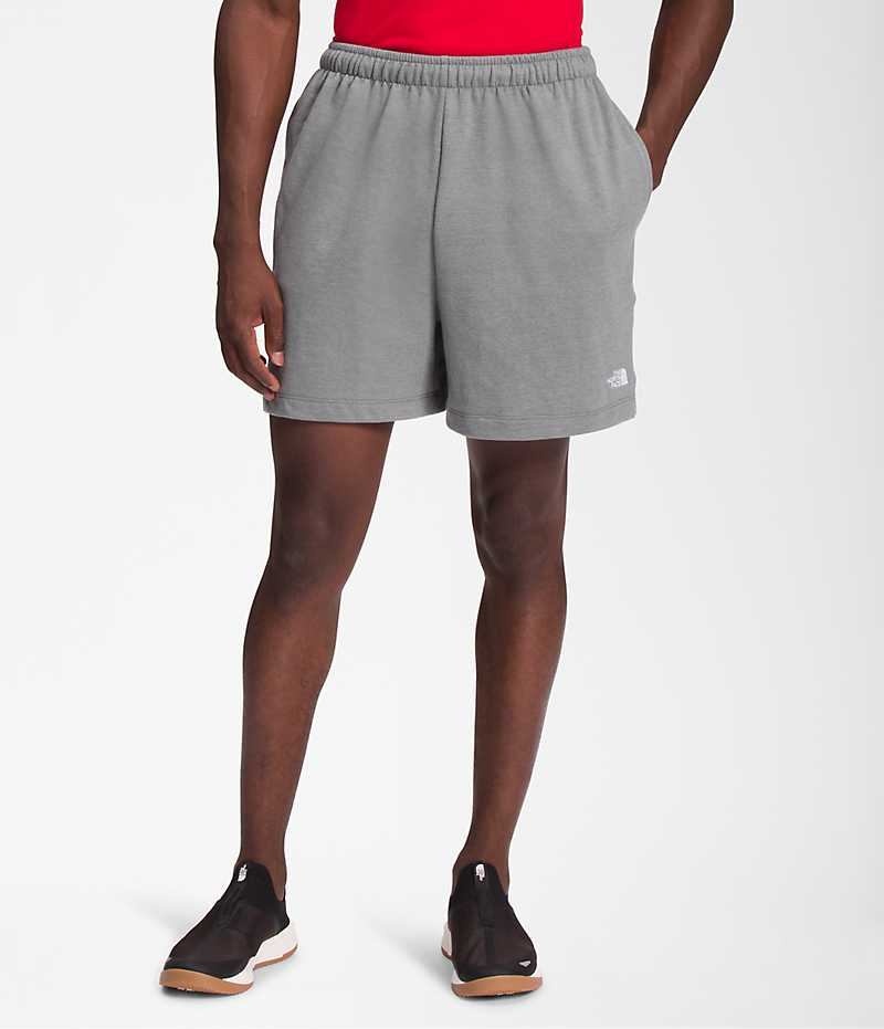 The North Face Simple Logo Fleece Shorts Herr Grå | STOCKHOLM ESGDKP