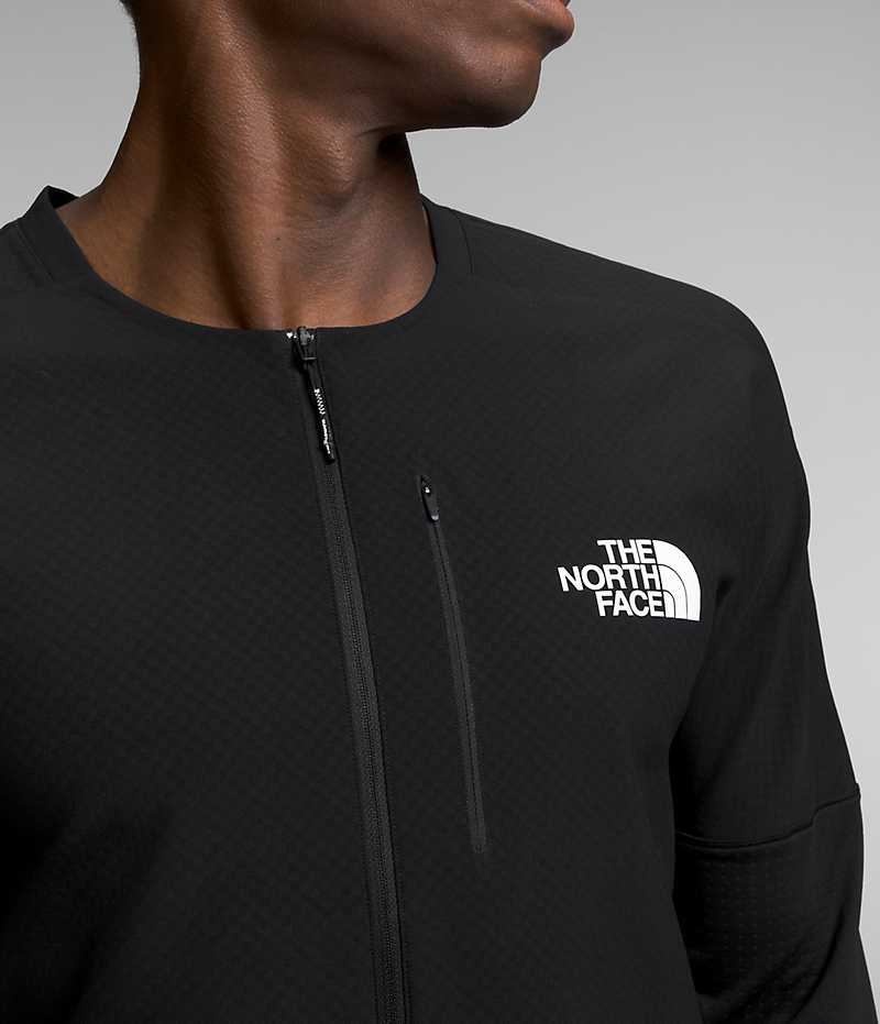 The North Face Summit Series Altimetro ¾-Zip Top Sweatshirt Herr Svarta | STOCKHOLM KCTOJM