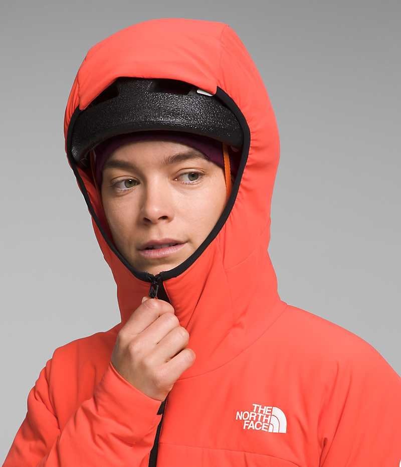 The North Face Summit Series Casaval Hoodie Hybridjacka Dam Orange | SVERIGE YRDPOC