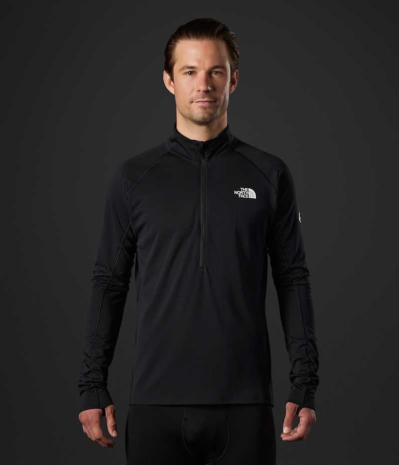 The North Face Summit Series Crevasse ½-Zip Sweatshirt Herr Svarta | SE CGIEMV