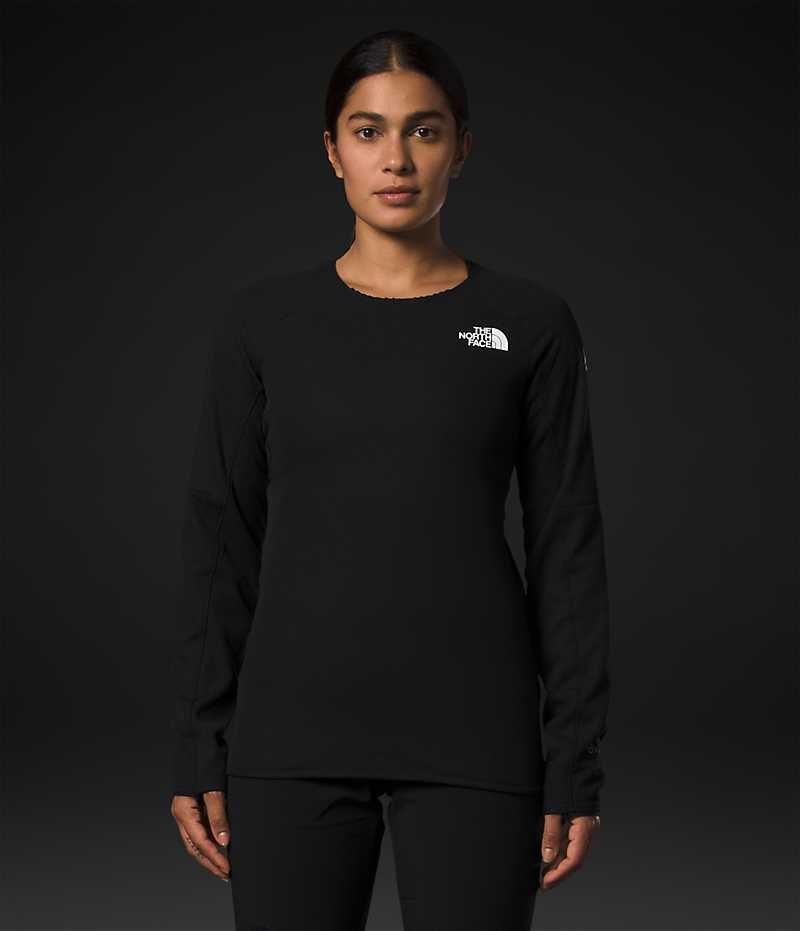 The North Face Summit Series FUTUREFLEECE™ Crew Pullover Dam Svarta | SVERIGE WVXZHS