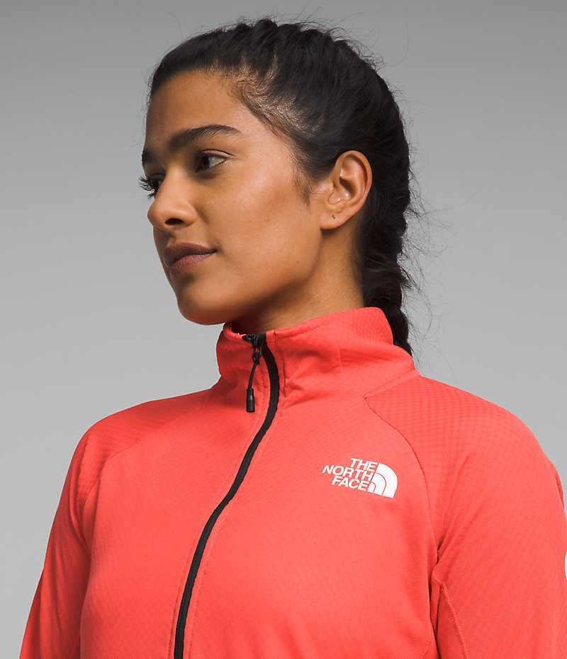 The North Face Summit Series FUTUREFLEECE™ LT ½-Zip Sweatshirt Dam Orange | STOCKHOLM PXOTSQ