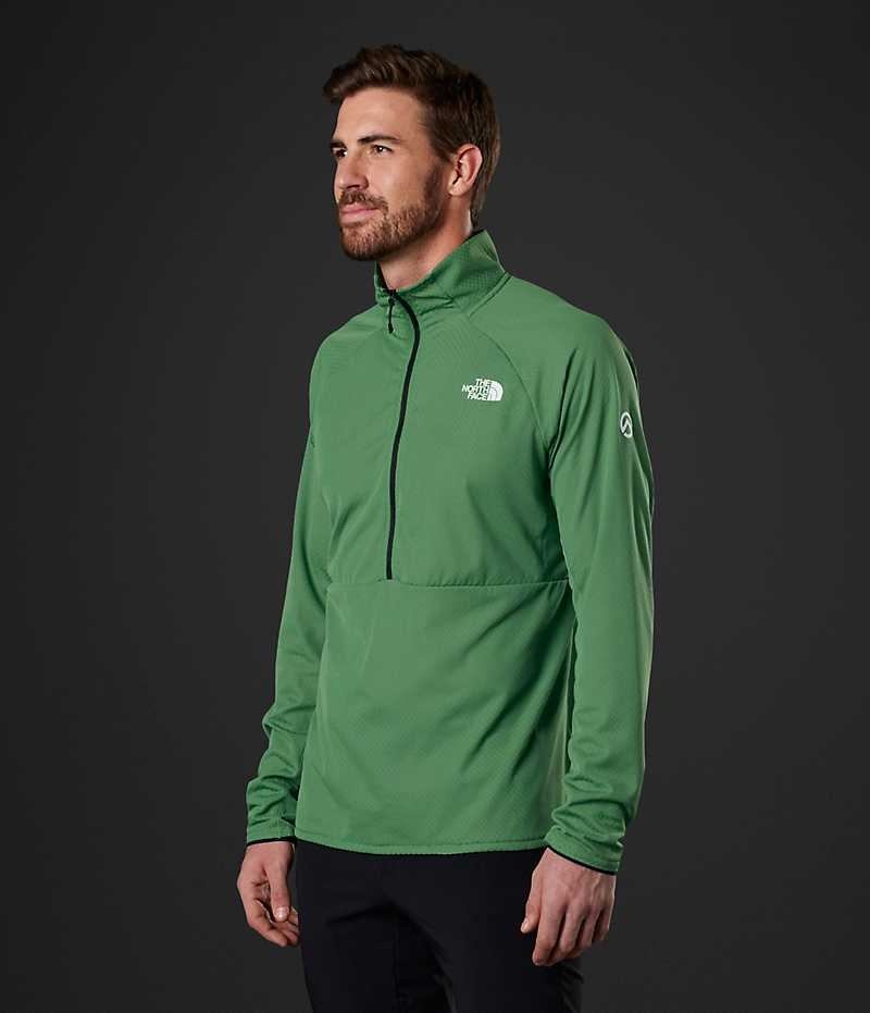 The North Face Summit Series FUTUREFLEECE™ LT ½-Zip Pullover Herr Gröna | SVERIGE WNBPRE