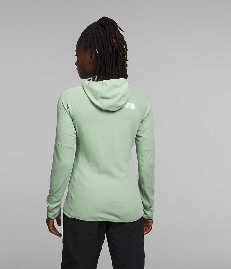 The North Face Summit Series FUTUREFLEECE™ Full-Zip Hoodie Fleecejackor Dam Mintgröna | SVERIGE RPCLOF