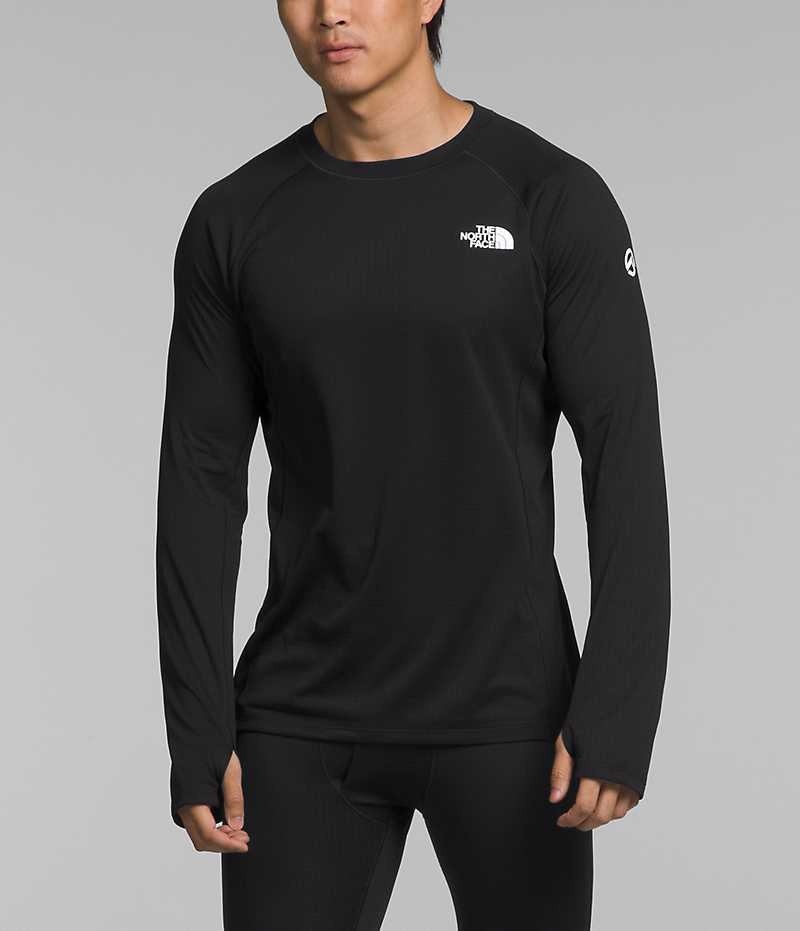 The North Face Summit Series Pro 120 Crew Sweatshirt Herr Svarta | STOCKHOLM GBHXJY