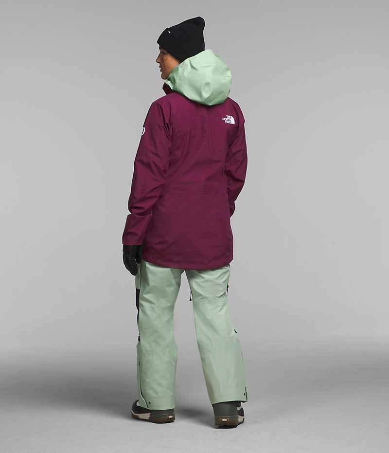 The North Face Summit Series Verbier GTX Isolerade Jackor Dam Fuchsia Mintgröna | SVERIGE DYLHFA