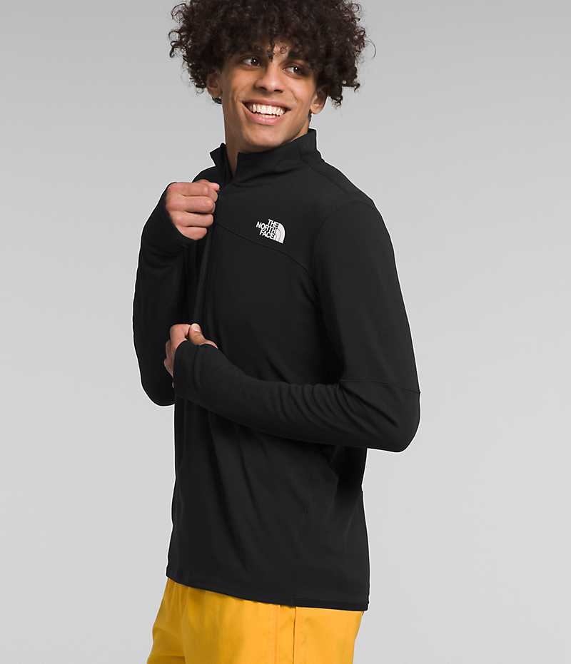 The North Face Sunriser ¼-Zip Sweatshirt Herr Svarta | STOCKHOLM LTJUSV