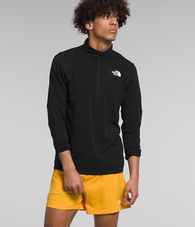 The North Face Sunriser ¼-Zip Sweatshirt Herr Svarta | STOCKHOLM LTJUSV