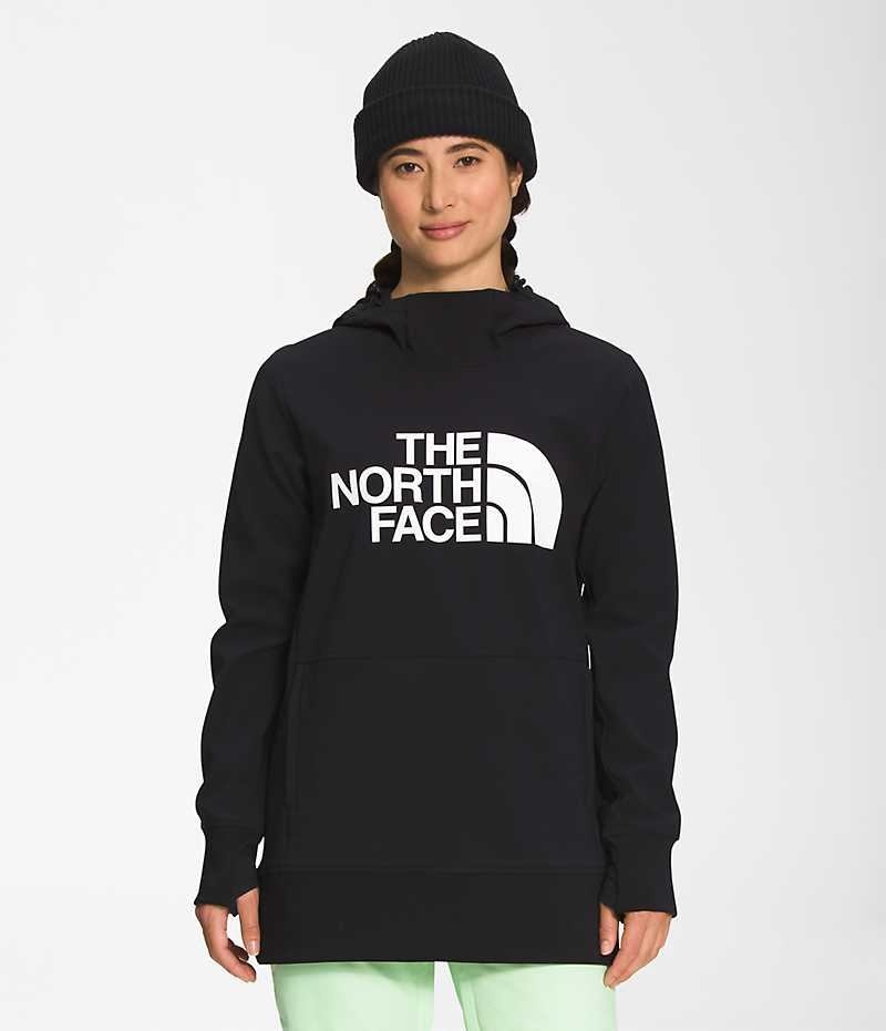 The North Face Tekno Pullover Hoodie Dam Svarta | STOCKHOLM MZKPVL