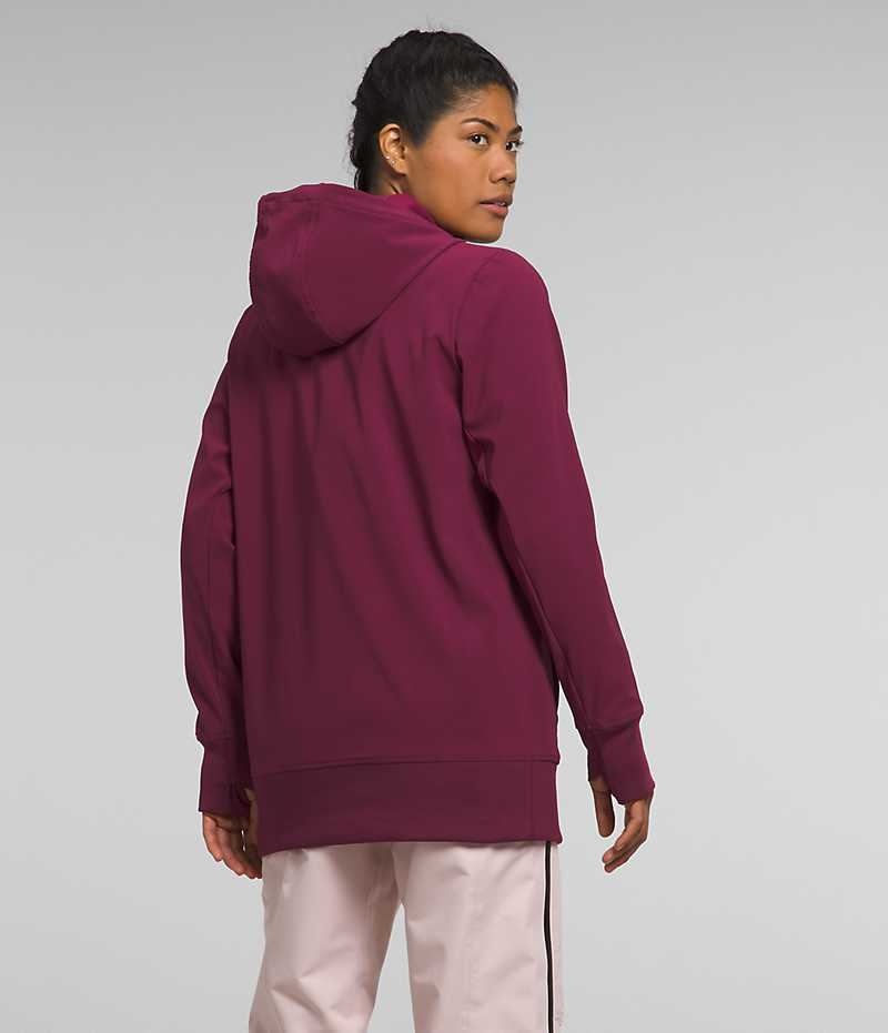 The North Face Tekno Pullover Hoodie Dam Fuchsia | SE IDQPVO