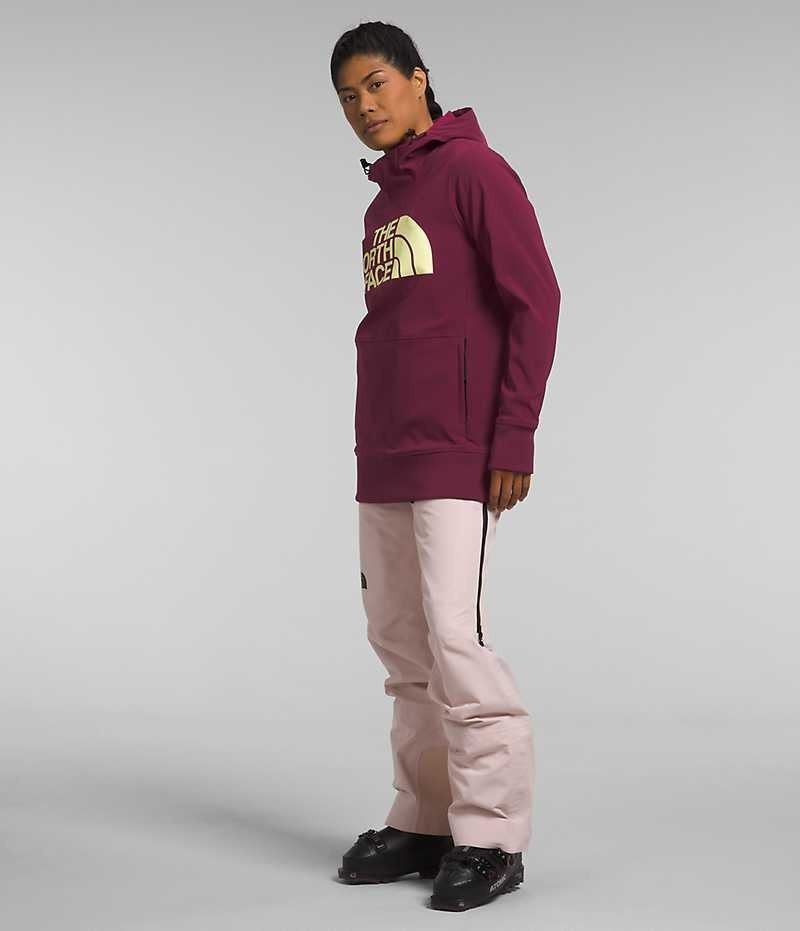 The North Face Tekno Pullover Hoodie Dam Fuchsia | SE IDQPVO