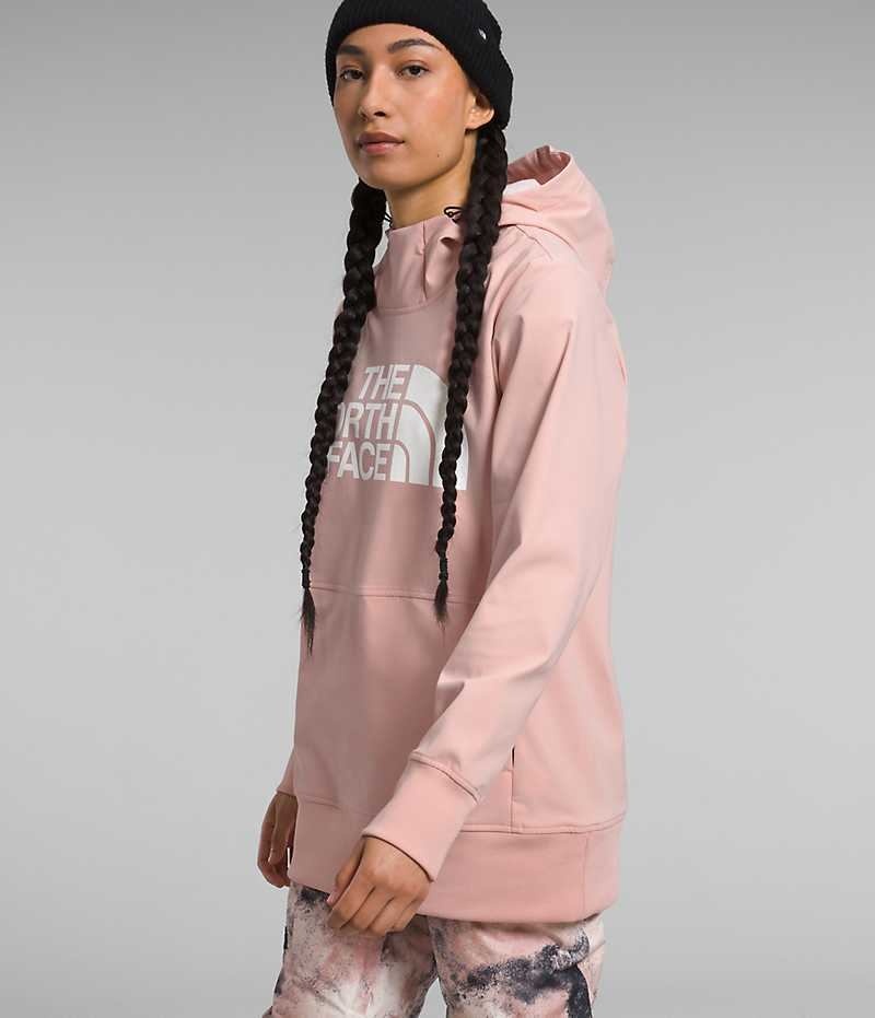 The North Face Tekno Pullover Hoodie Dam Rosa | SVERIGE OHVJIK