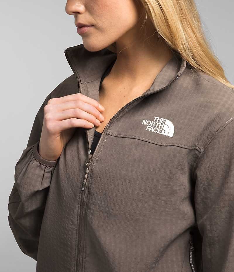 The North Face Tekware™ Grid Full-Zip Fleecejackor Dam Bruna | STOCKHOLM ZLXTNM