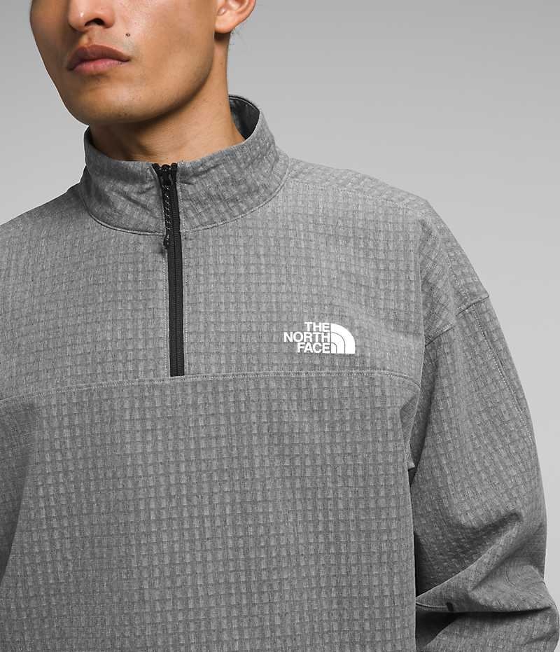 The North Face Tekware™ Grid ¼-Zip Pullover Herr Grå | SE TWNAFI