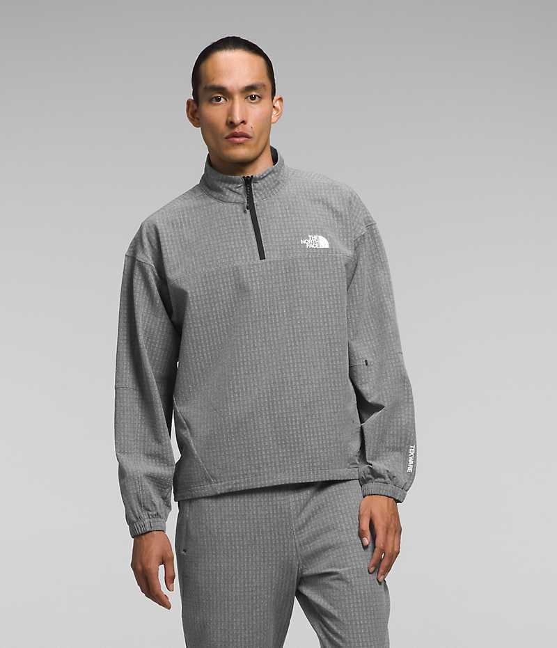 The North Face Tekware™ Grid ¼-Zip Pullover Herr Grå | SE TWNAFI