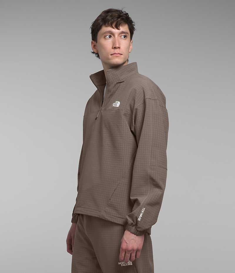 The North Face Tekware™ Grid ¼-Zip Pullover Herr Bruna | SVERIGE GYHDZX