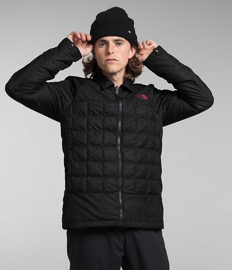 The North Face ThermoBall™ Eco Snow Triclimate® Huvjacka Herr Fuchsia Svarta | SE YXMGAR