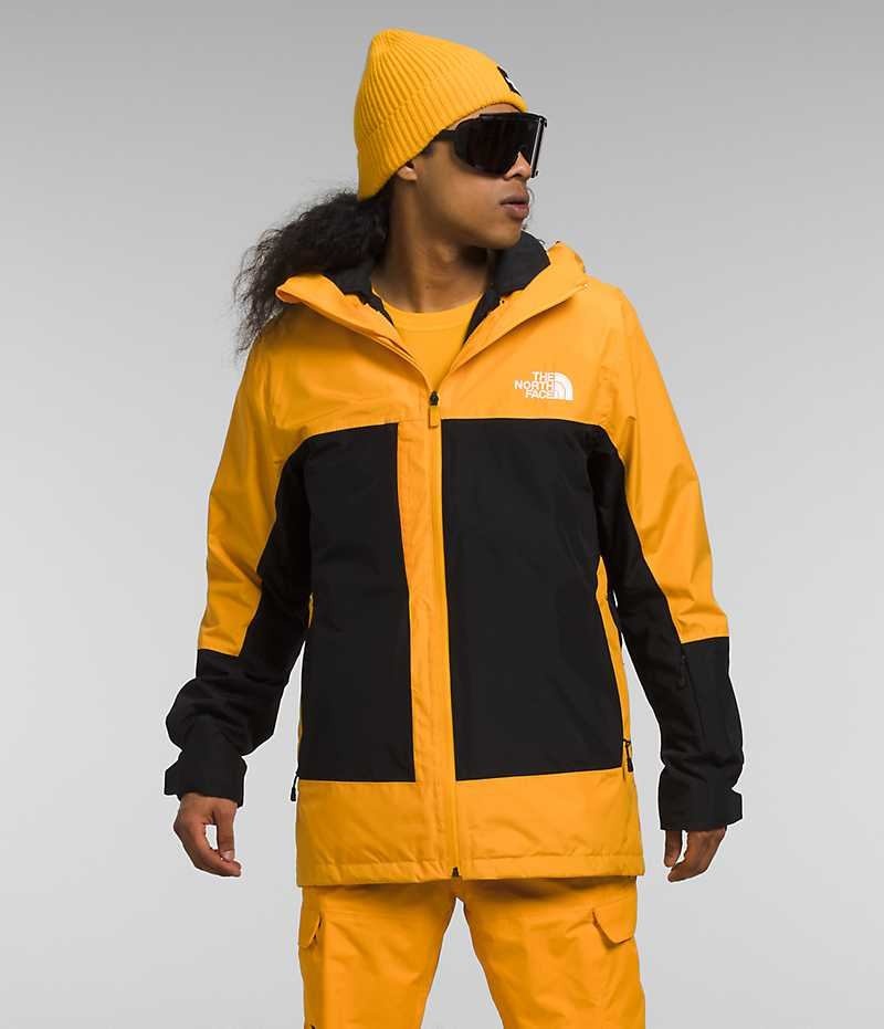 The North Face ThermoBall™ Eco Snow Triclimate® Huvjacka Herr Guld Svarta | SVERIGE AYTZDO