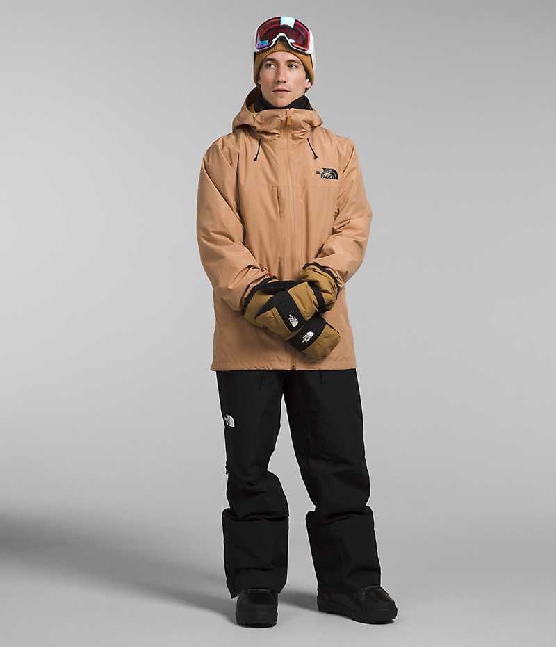 The North Face ThermoBall™ Eco Snow Triclimate® Huvjacka Herr Khaki | SVERIGE AIRVZT