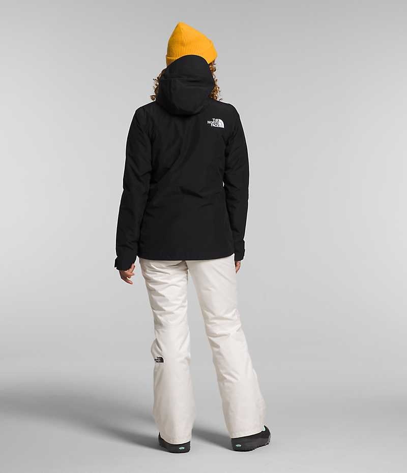 The North Face ThermoBall™ Eco Snow Triclimate® Isolerade Jackor Dam Svarta | STOCKHOLM UMPHES