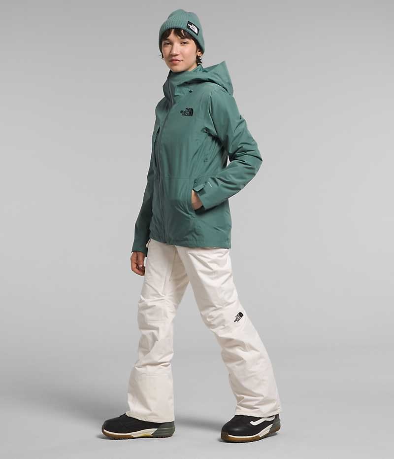 The North Face ThermoBall™ Eco Snow Triclimate® Isolerade Jackor Dam Gröna | STOCKHOLM WFYJLI