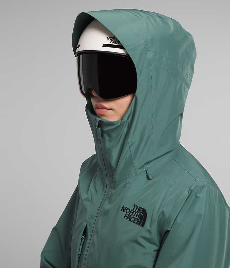 The North Face ThermoBall™ Eco Snow Triclimate® Isolerade Jackor Dam Gröna | STOCKHOLM WFYJLI