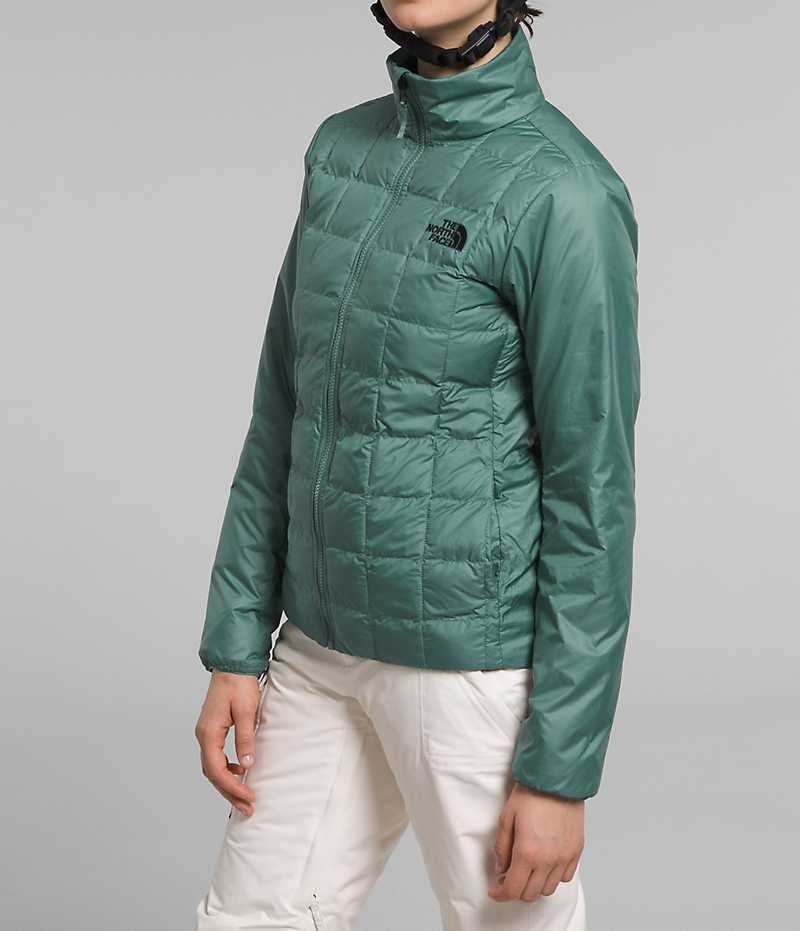 The North Face ThermoBall™ Eco Snow Triclimate® Isolerade Jackor Dam Gröna | STOCKHOLM WFYJLI