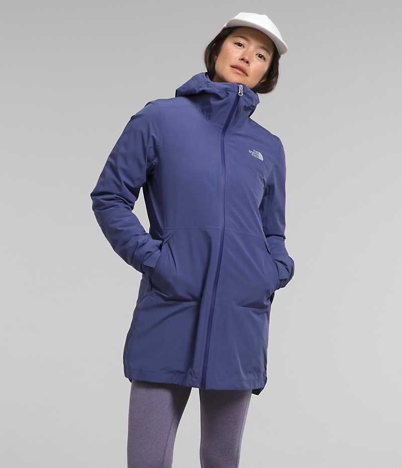 The North Face ThermoBall™ Eco Triclimate® Parka Dam Blå | SE YQSRHZ