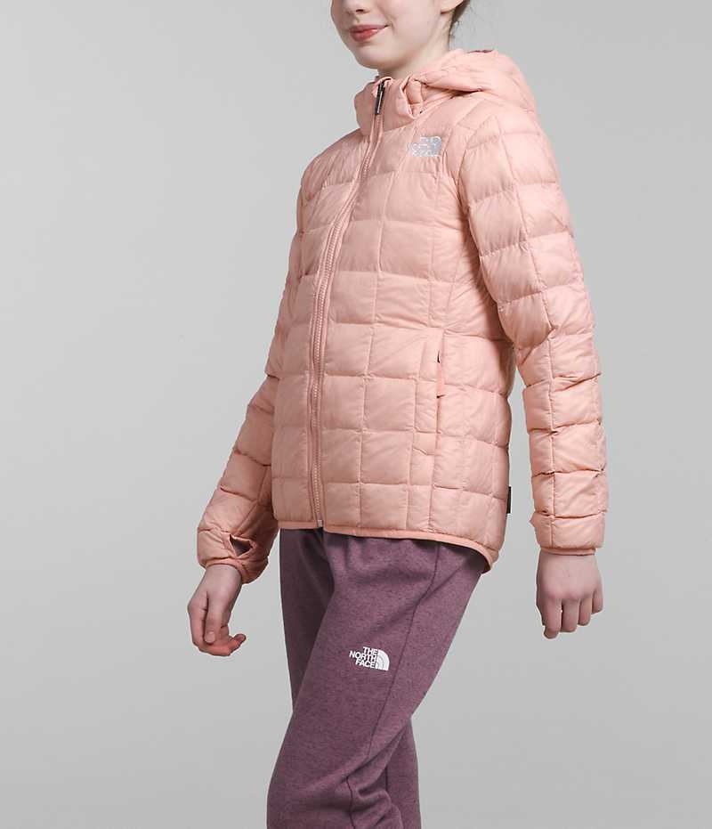 The North Face ThermoBall™ Hooded Dunjacka Tjej Rosa | STOCKHOLM ICBXST