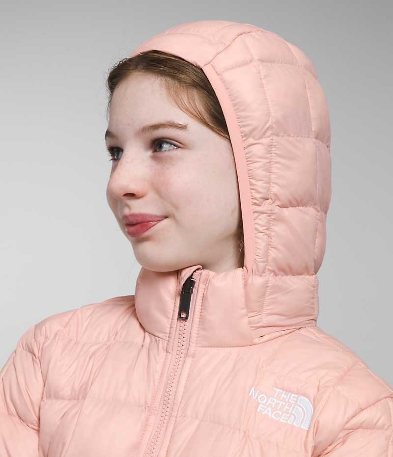 The North Face ThermoBall™ Hooded Dunjacka Tjej Rosa | STOCKHOLM ICBXST