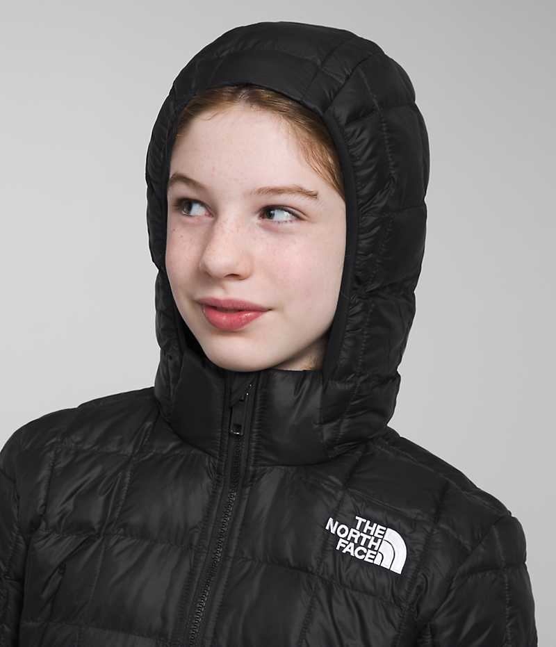 The North Face ThermoBall™ Hooded Dunjacka Tjej Svarta | SE XOFQGE