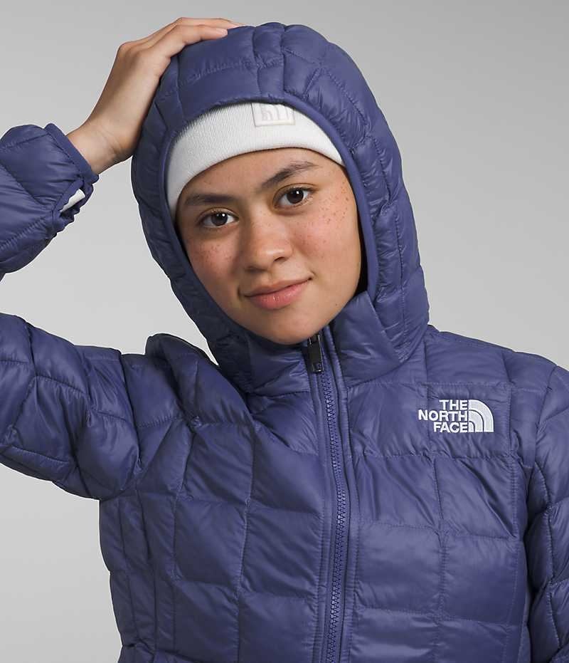 The North Face ThermoBall™ Hooded Dunjacka Tjej Blå | SVERIGE DMKFRE