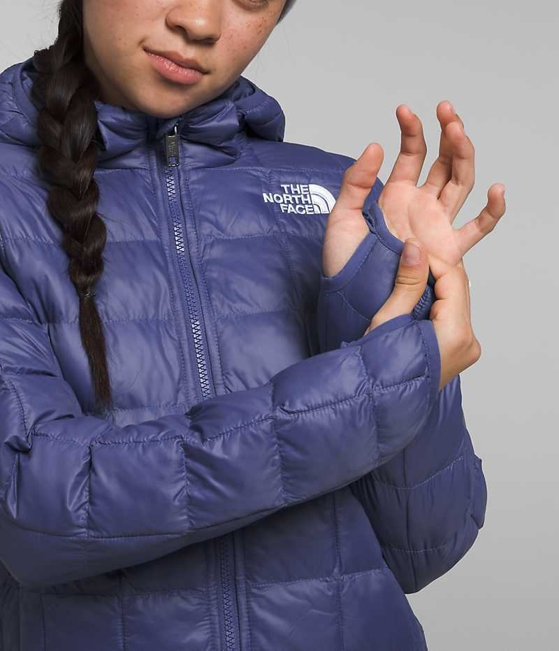 The North Face ThermoBall™ Hooded Dunjacka Tjej Blå | SVERIGE DMKFRE