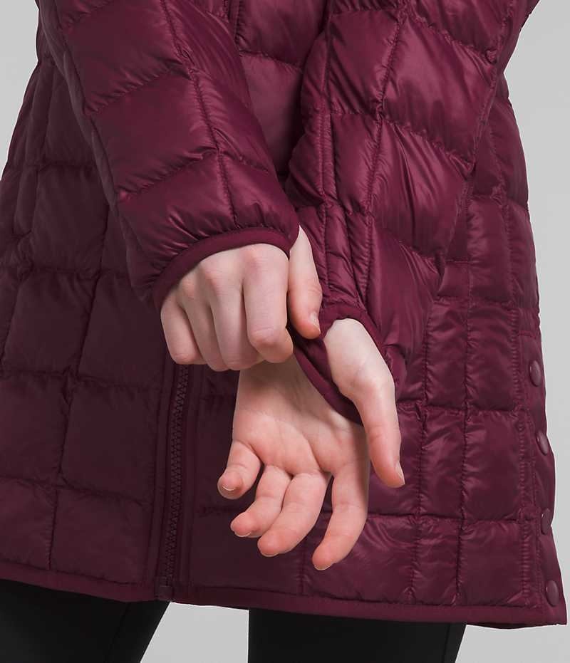 The North Face ThermoBall™ Parka Tjej Vinröda | SE HOWQBA