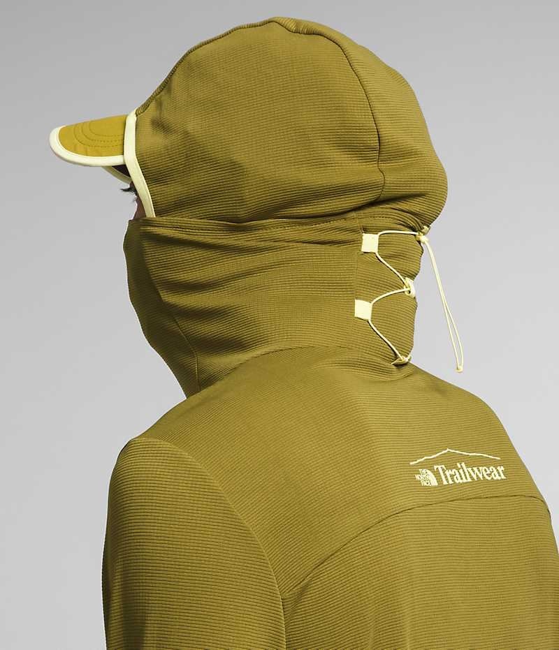 The North Face Trailwear Cerro Alto Hoodie Herr Olivgröna | SVERIGE SEAOIJ