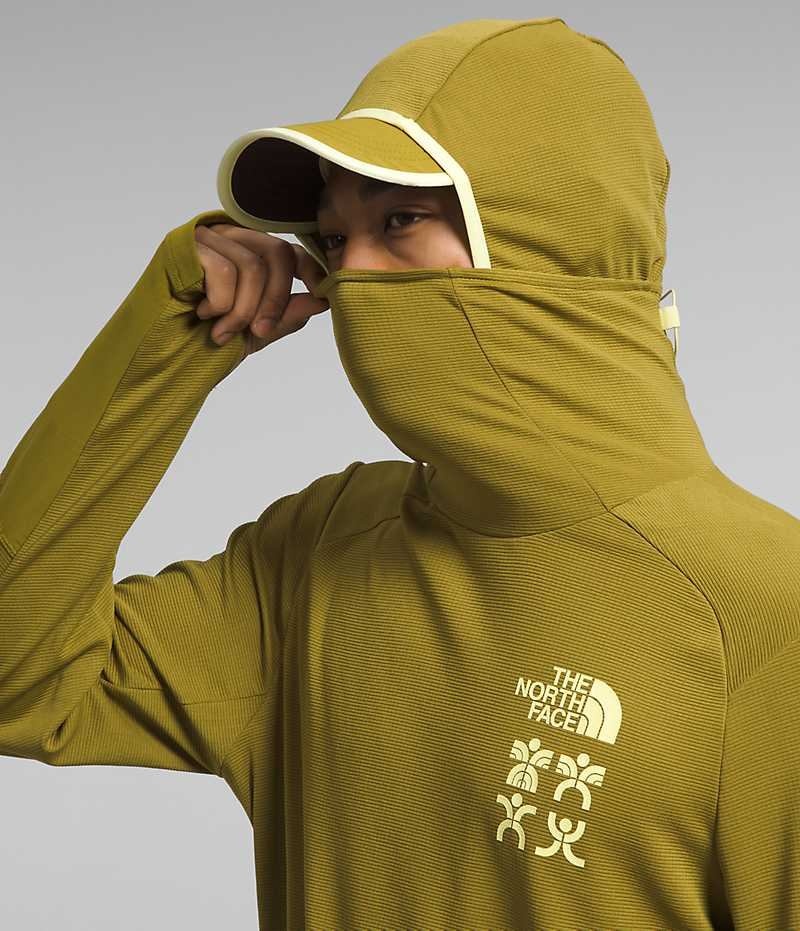 The North Face Trailwear Cerro Alto Hoodie Herr Olivgröna | SVERIGE SEAOIJ