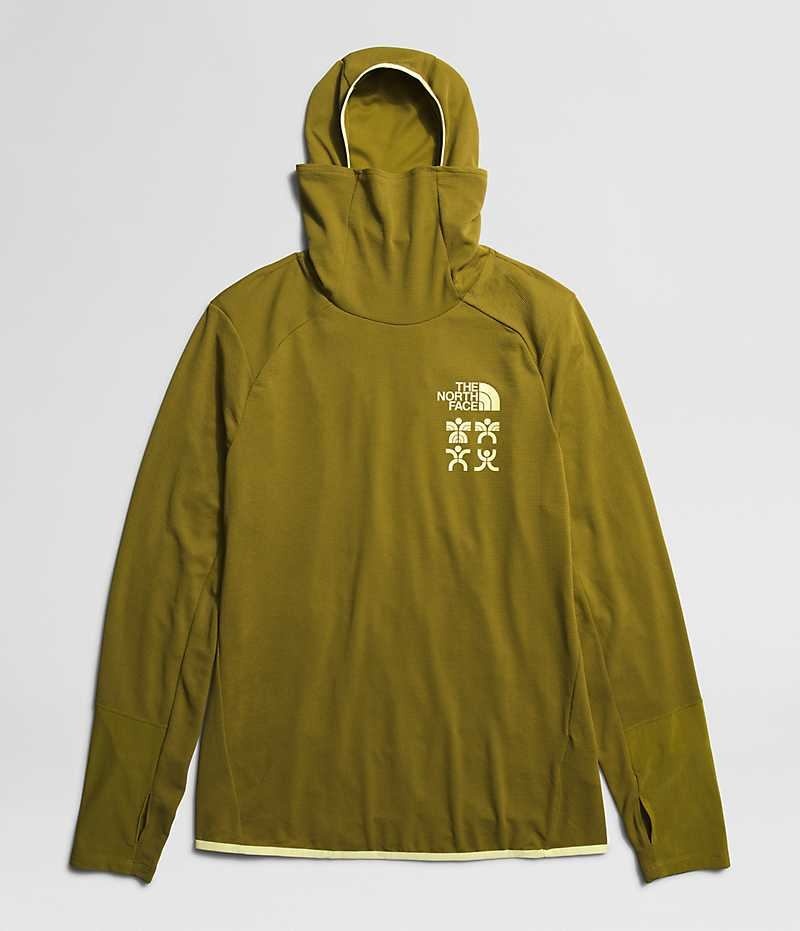 The North Face Trailwear Cerro Alto Hoodie Herr Olivgröna | SVERIGE SEAOIJ