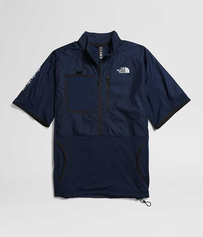 The North Face Trailwear Vinter Warm Overshirt T-Shirt Herr Marinblå | SVERIGE VOYAZD