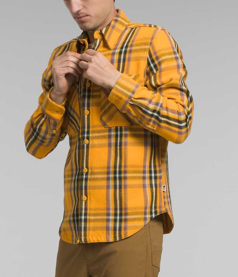 The North Face Valley Twill Flannel Skjorta Herr Guld | STOCKHOLM TZVDYU